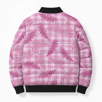 Purple Palaka Hawaii Palapalai Bomber Puffer Jacket Hawaiian Fern LT14 - Polynesian Pride