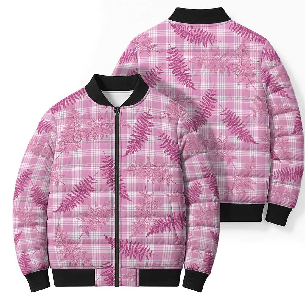 Purple Palaka Hawaii Palapalai Bomber Puffer Jacket Hawaiian Fern LT14 - Polynesian Pride