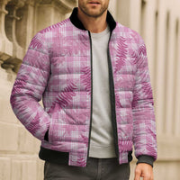 Purple Palaka Hawaii Palapalai Bomber Puffer Jacket Hawaiian Fern LT14 - Polynesian Pride