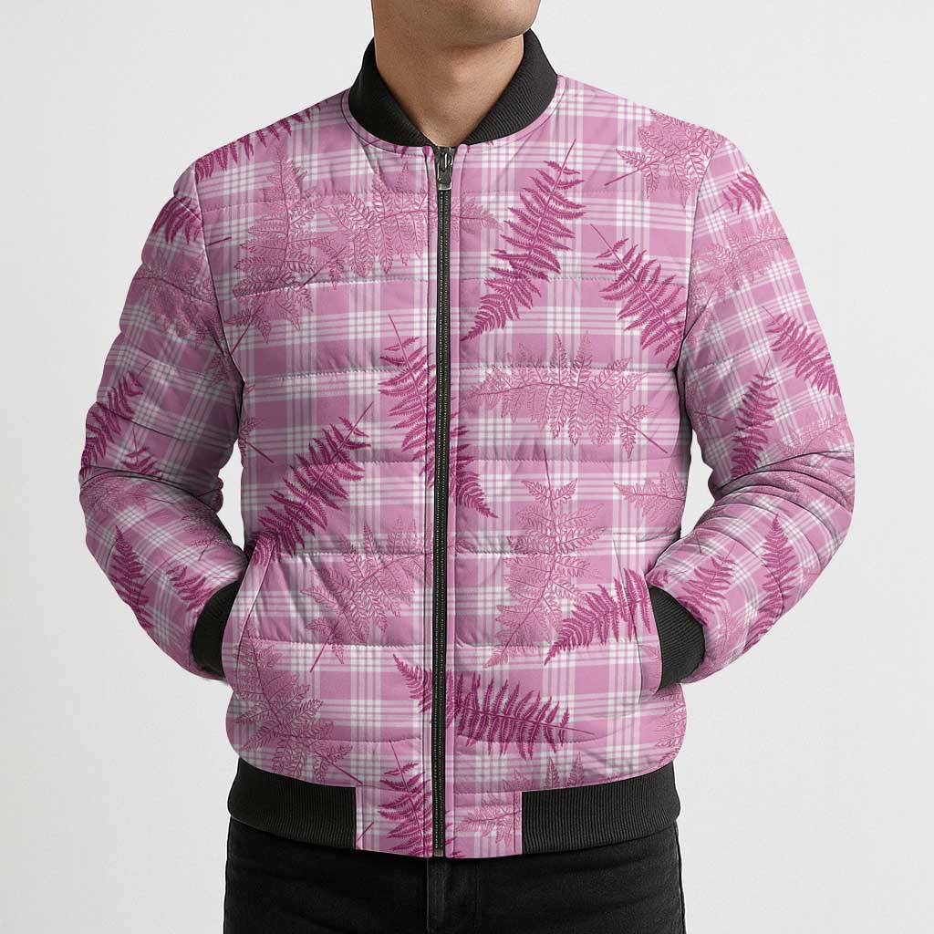 Purple Palaka Hawaii Palapalai Bomber Puffer Jacket Hawaiian Fern LT14 - Polynesian Pride