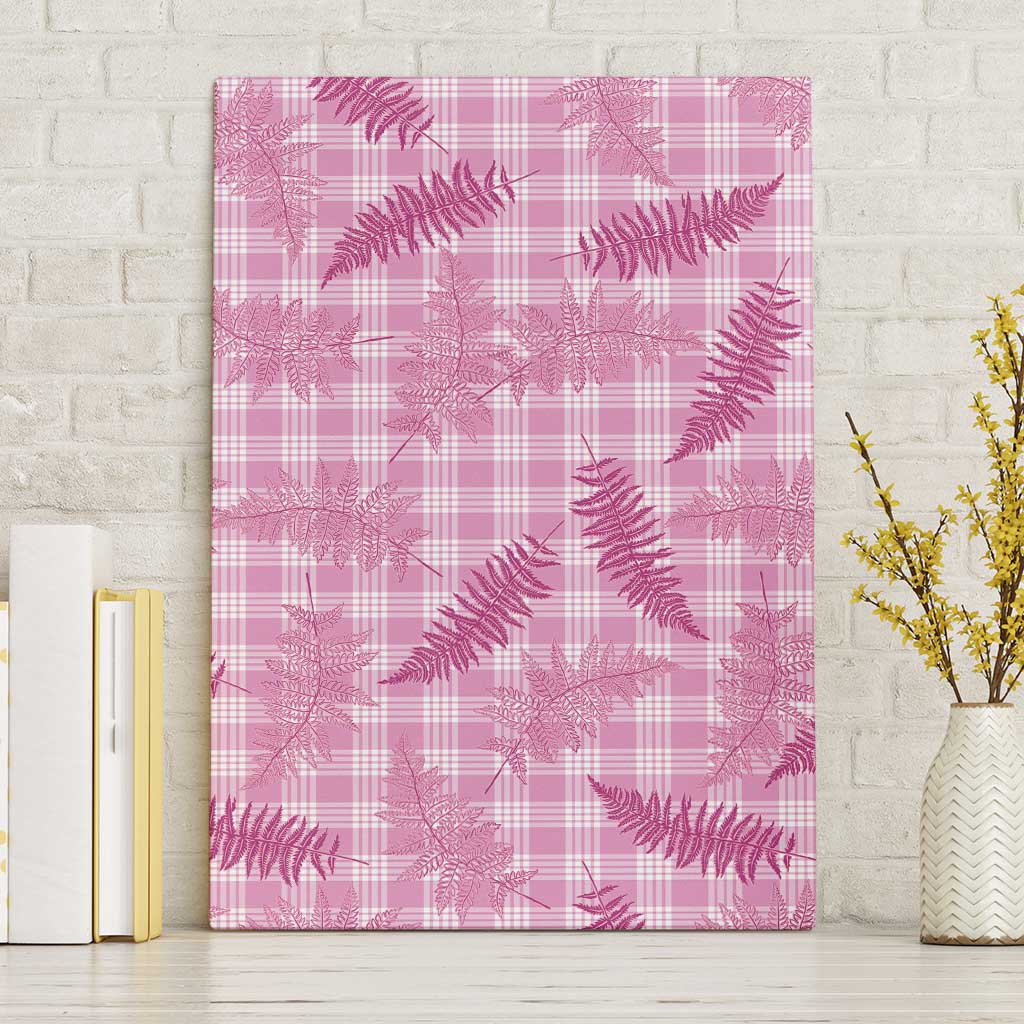 Purple Palaka Hawaii Palapalai Canvas Wall Art Hawaiian Fern LT14 Without Frame Purple - Polynesian Pride