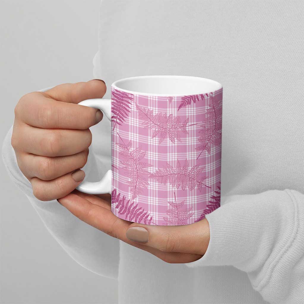 Purple Palaka Hawaii Palapalai Ceramic Mug Hawaiian Fern LT14 - Polynesian Pride