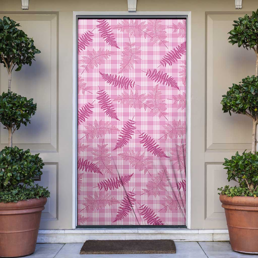 Purple Palaka Hawaii Palapalai Door Cover Hawaiian Fern LT14 Purple - Polynesian Pride