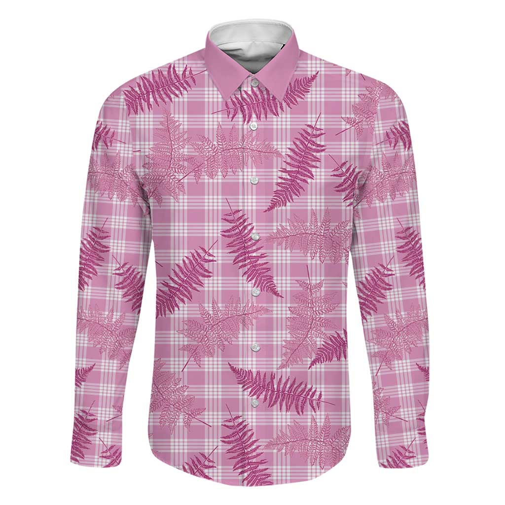 Purple Palaka Hawaii Palapalai Family Matching Puletasi and Hawaiian Shirt Hawaiian Fern - Polynesian Pride