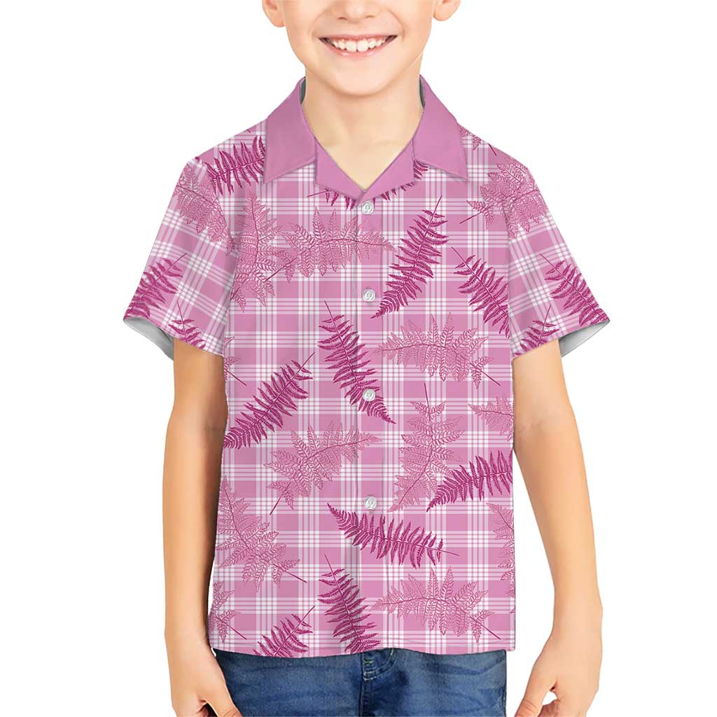Purple Palaka Hawaii Palapalai Family Matching Puletasi and Hawaiian Shirt Hawaiian Fern - Polynesian Pride