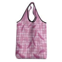 Purple Palaka Hawaii Palapalai Grocery Bag Hawaiian Fern - Polynesian Pride