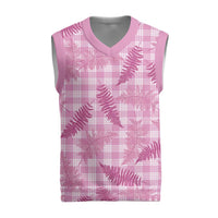 Purple Palaka Hawaii Palapalai Christmas Knitted V-Neck Vest Hawaiian Fern - Polynesian Pride
