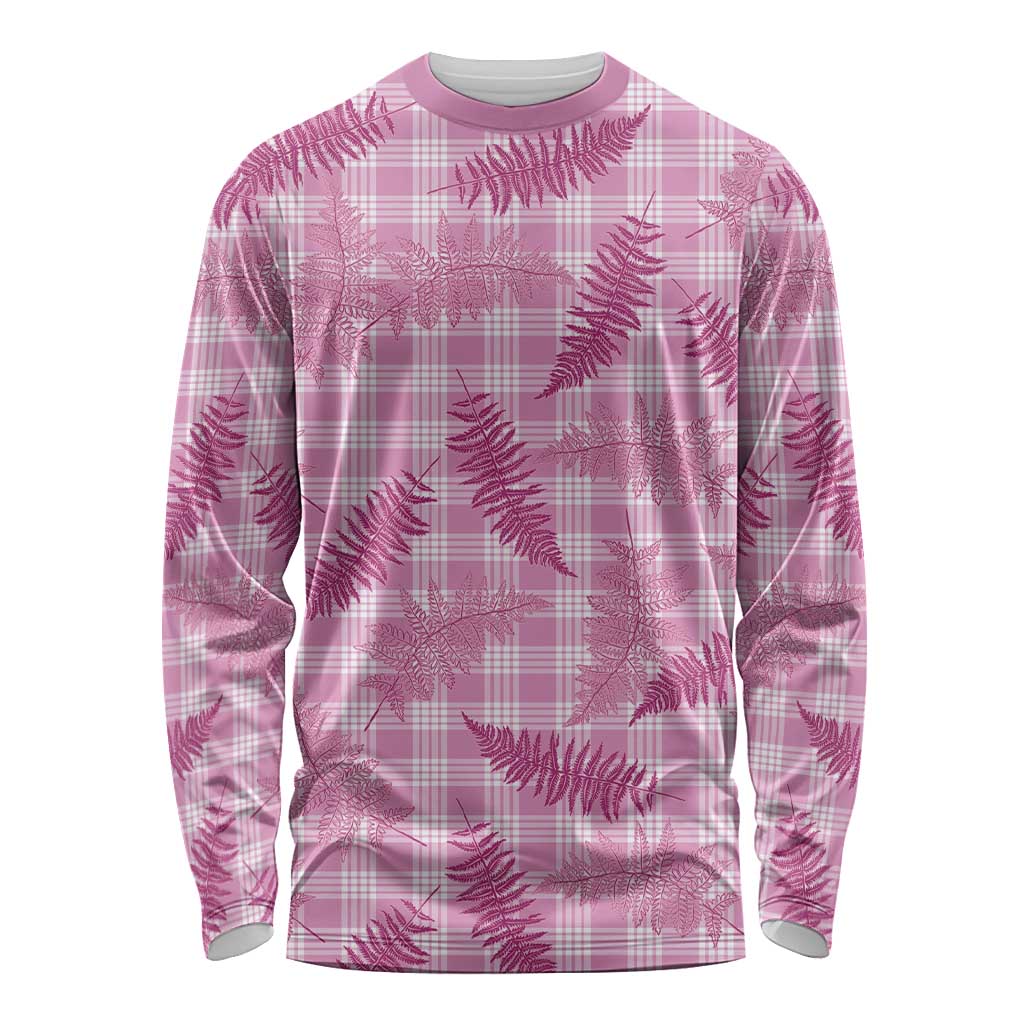 Purple Palaka Hawaii Palapalai Long Sleeve Shirt Hawaiian Fern LT14 Unisex Purple - Polynesian Pride