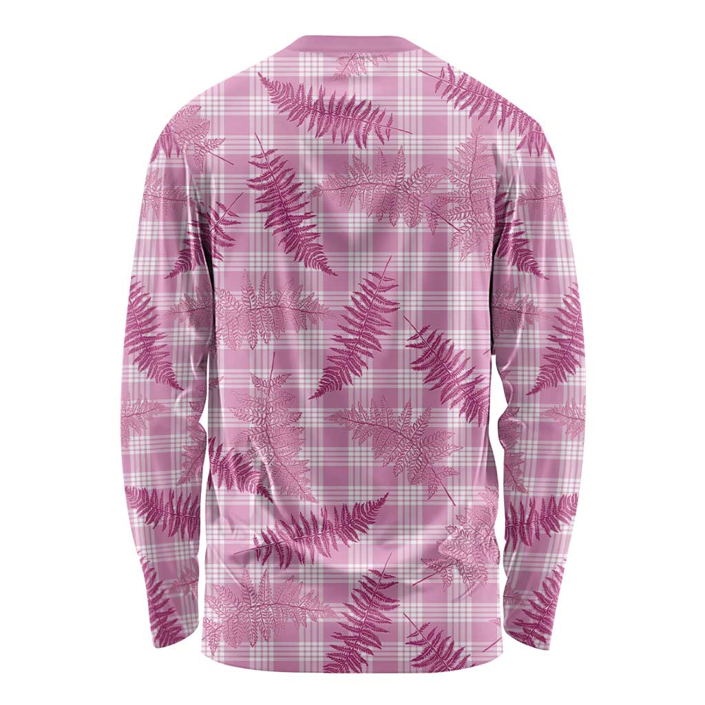 Purple Palaka Hawaii Palapalai Long Sleeve Shirt Hawaiian Fern LT14 - Polynesian Pride