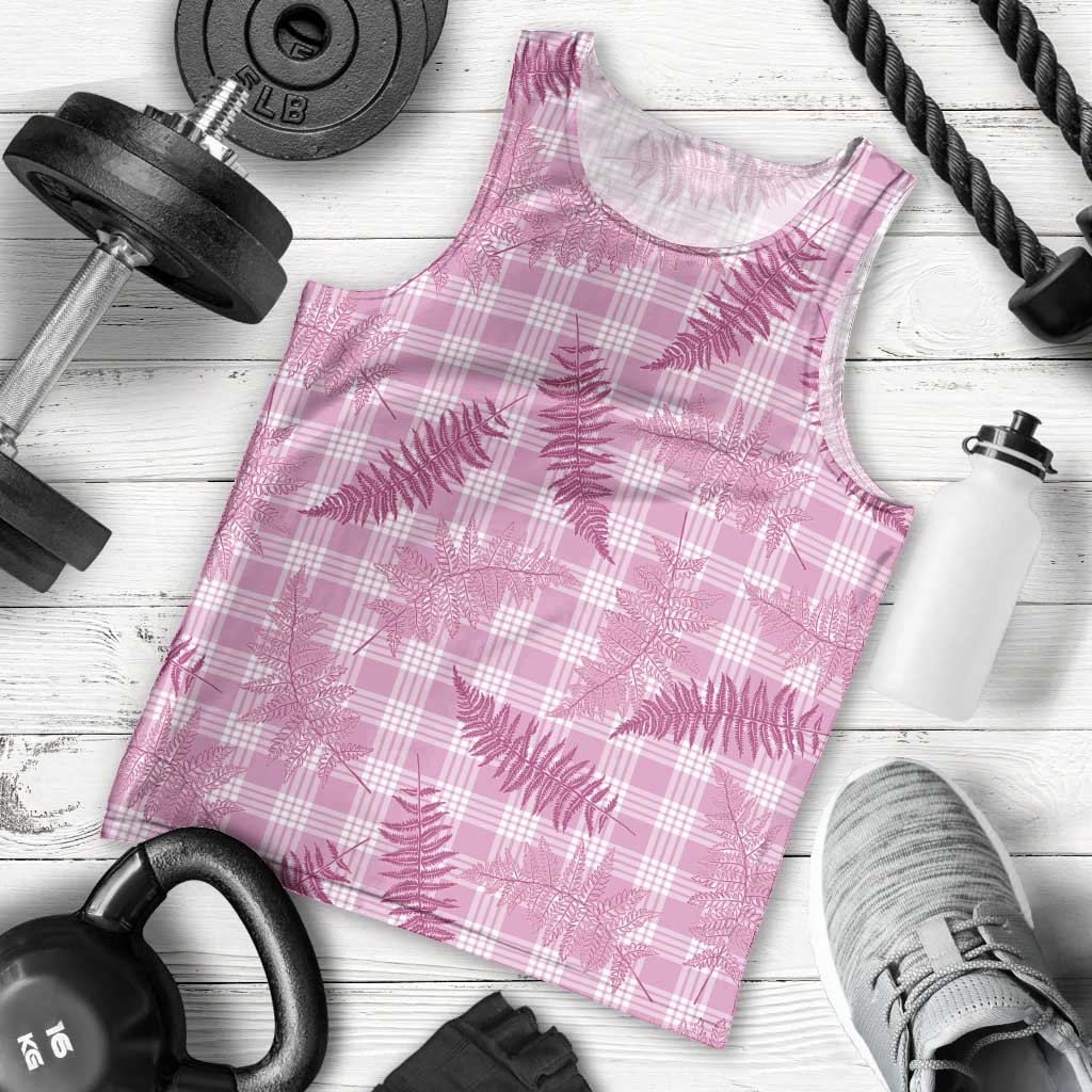 Purple Palaka Hawaii Palapalai Men Tank Top Hawaiian Fern LT14 - Polynesian Pride