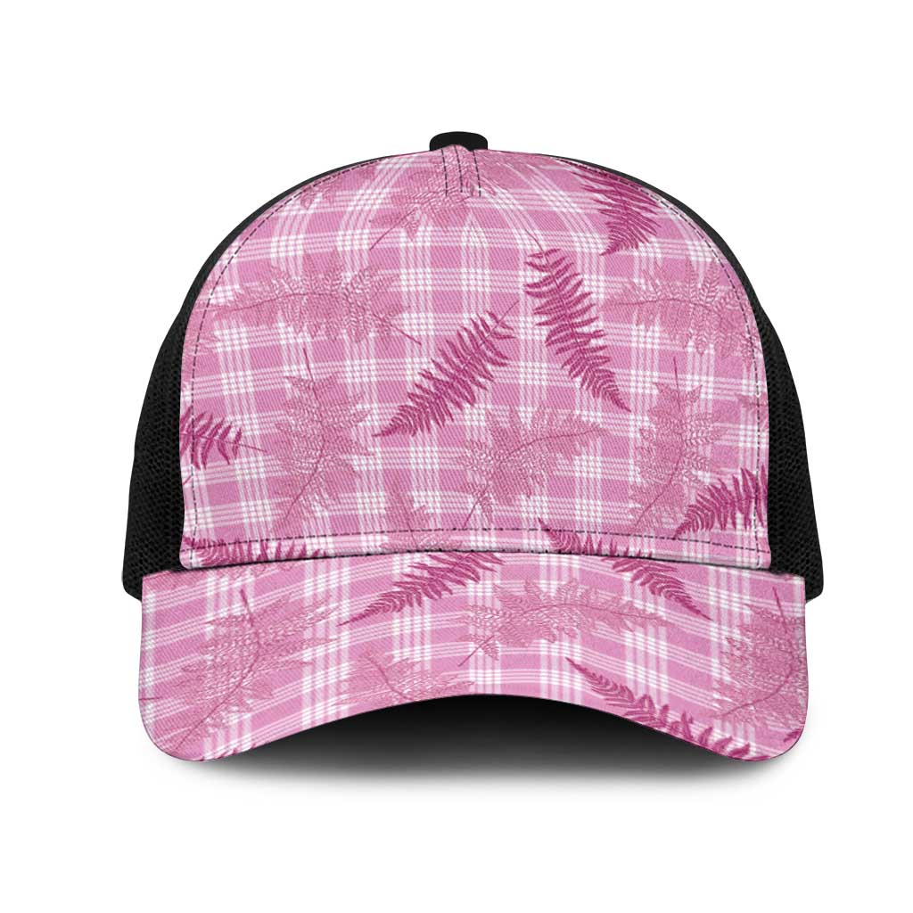 Purple Palaka Hawaii Palapalai Mesh Trucker Cap Hawaiian Fern LT14 One Size Black Purple - Polynesian Pride