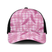 Purple Palaka Hawaii Palapalai Mesh Trucker Cap Hawaiian Fern LT14 One Size Black Purple - Polynesian Pride
