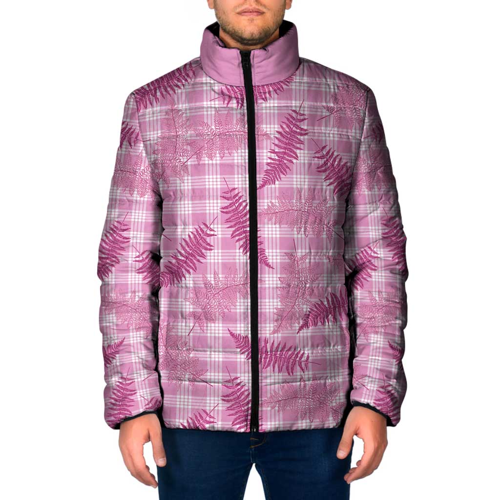 Purple Palaka Hawaii Palapalai Padded Jacket Hawaiian Fern LT14 Men Purple - Polynesian Pride