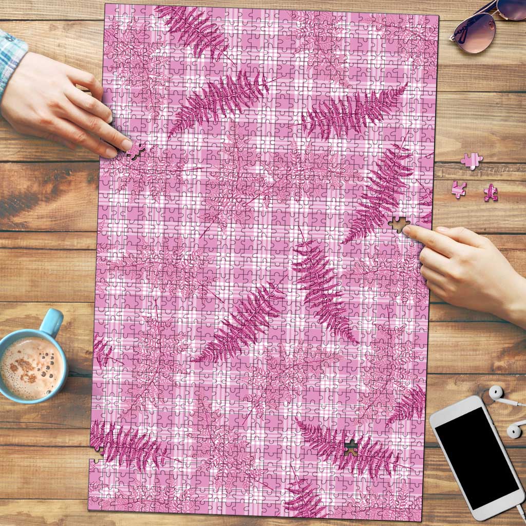 Purple Palaka Hawaii Palapalai Puzzle Hawaiian Fern LT14 Purple - Polynesian Pride
