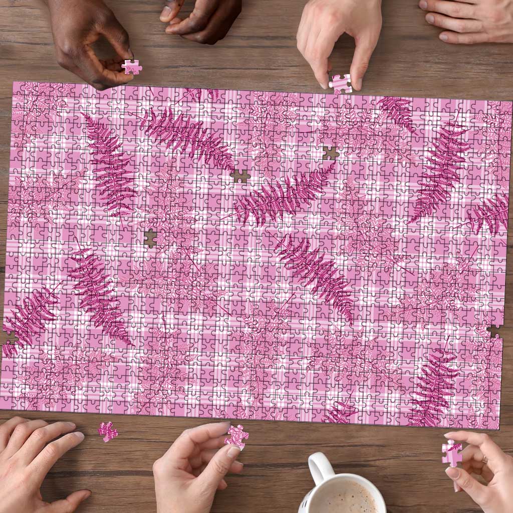 Purple Palaka Hawaii Palapalai Puzzle Hawaiian Fern LT14 - Polynesian Pride