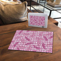Purple Palaka Hawaii Palapalai Puzzle Hawaiian Fern LT14 - Polynesian Pride