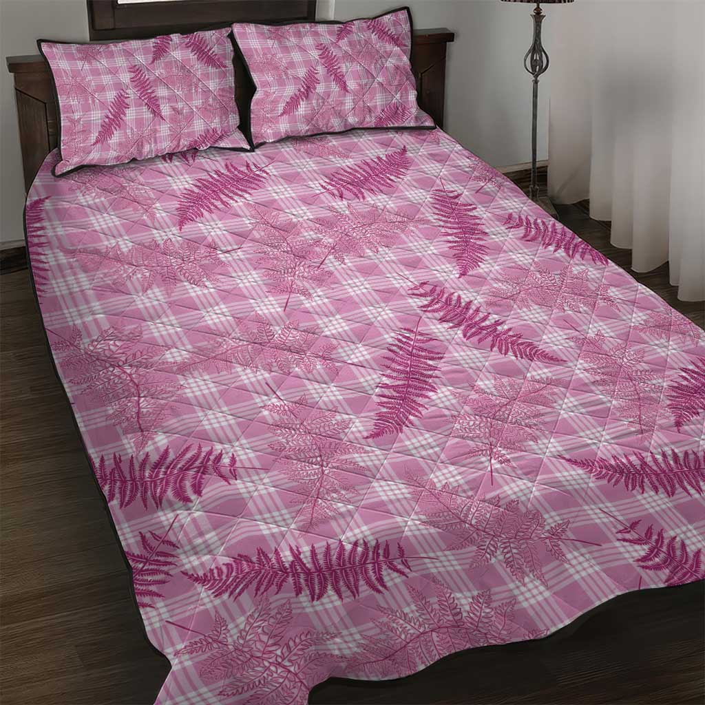 Purple Palaka Hawaii Palapalai Quilt Bed Set Hawaiian Fern - Polynesian Pride