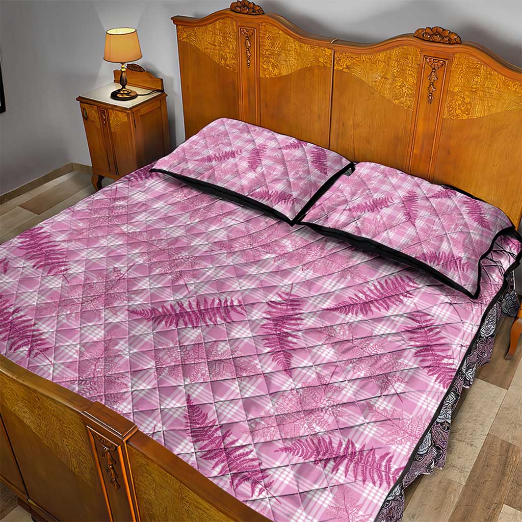 Purple Palaka Hawaii Palapalai Quilt Bed Set Hawaiian Fern - Polynesian Pride