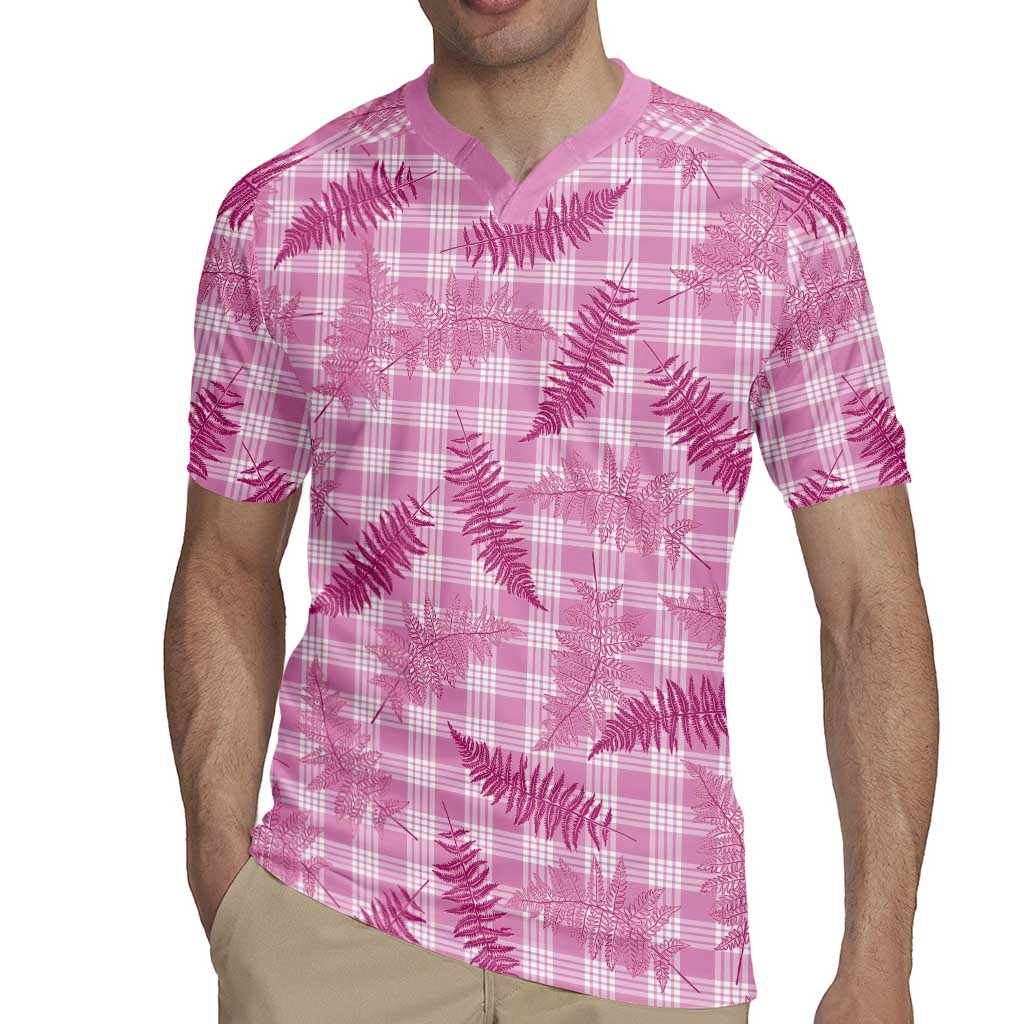 Purple Palaka Hawaii Palapalai Rugby Jersey Hawaiian Fern - Polynesian Pride