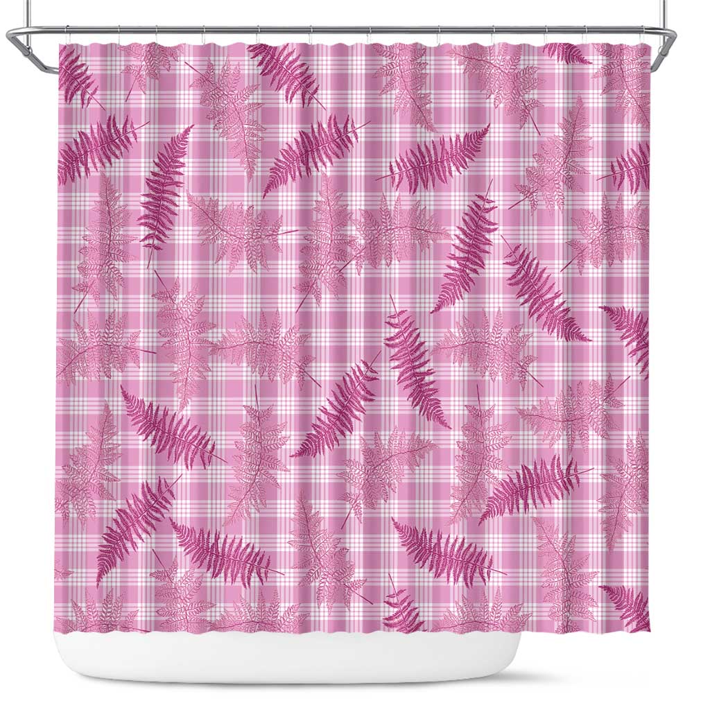 Purple Palaka Hawaii Palapalai Shower Curtain Hawaiian Fern - Polynesian Pride