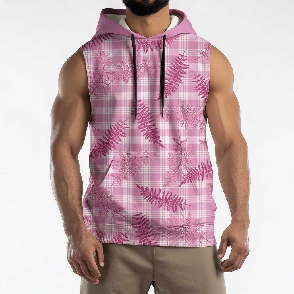 Purple Palaka Hawaii Palapalai Sleeveless Hoodie Hawaiian Fern LT14 - Polynesian Pride