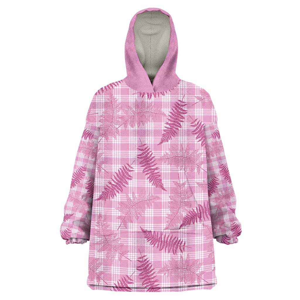 Purple Palaka Hawaii Palapalai Wearable Blanket Hoodie Hawaiian Fern LT14 One Size Purple - Polynesian Pride