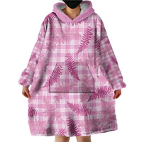 Purple Palaka Hawaii Palapalai Wearable Blanket Hoodie Hawaiian Fern LT14 - Polynesian Pride