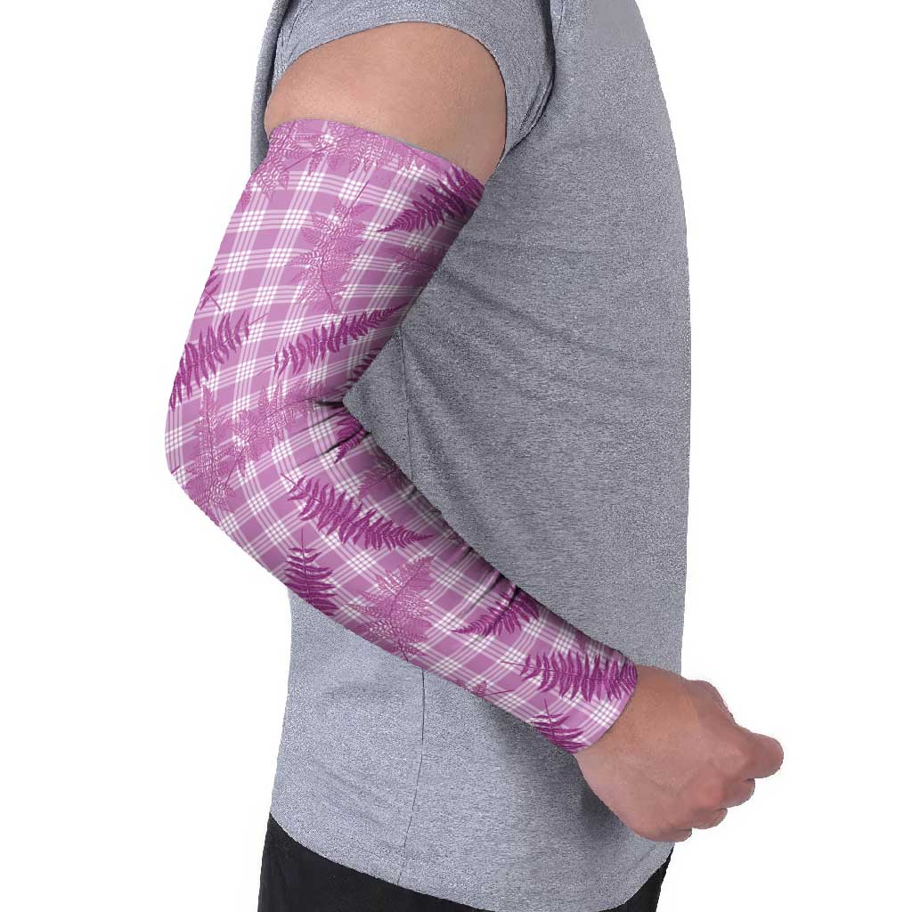 Pink Palaka Hawaii Palapalai Arm Sleeves Hawaiian Fern - Polynesian Pride