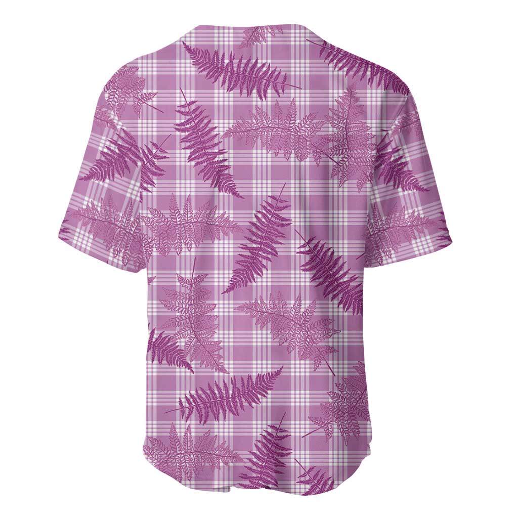 Pink Palaka Hawaii Palapalai Baseball Jersey Hawaiian Fern LT14 - Polynesian Pride