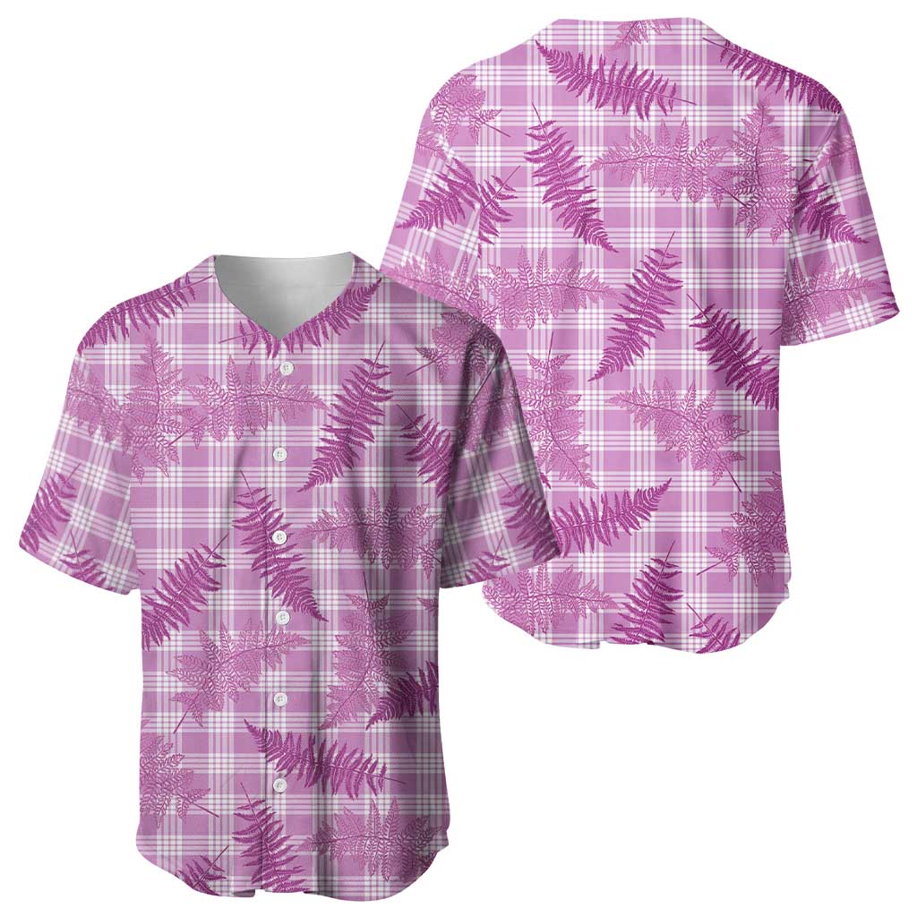 Pink Palaka Hawaii Palapalai Baseball Jersey Hawaiian Fern LT14 - Polynesian Pride