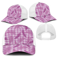 Pink Palaka Hawaii Palapalai Baseball Net Cap Hawaiian Fern LT14 - Polynesian Pride
