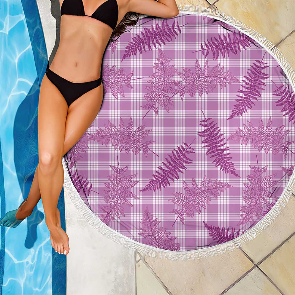 Pink Palaka Hawaii Palapalai Beach Blanket Hawaiian Fern - Polynesian Pride