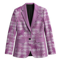 Pink Palaka Hawaii Palapalai Blazer Hawaiian Fern - Polynesian Pride