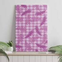 Pink Palaka Hawaii Palapalai Canvas Wall Art Hawaiian Fern LT14 - Polynesian Pride