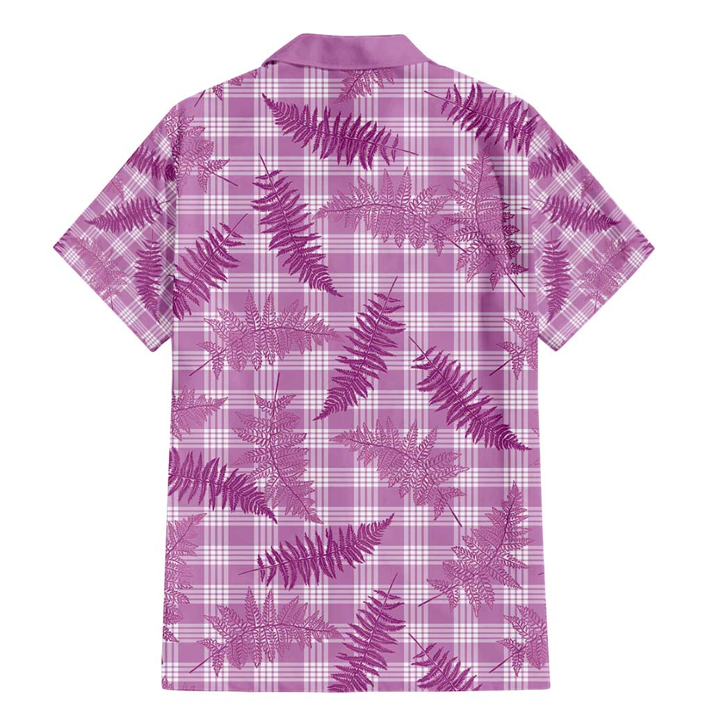 Pink Palaka Hawaii Palapalai Family Matching Mermaid Dress and Hawaiian Shirt Hawaiian Fern - Polynesian Pride