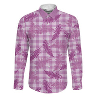 Pink Palaka Hawaii Palapalai Family Matching Puletasi and Hawaiian Shirt Hawaiian Fern - Polynesian Pride