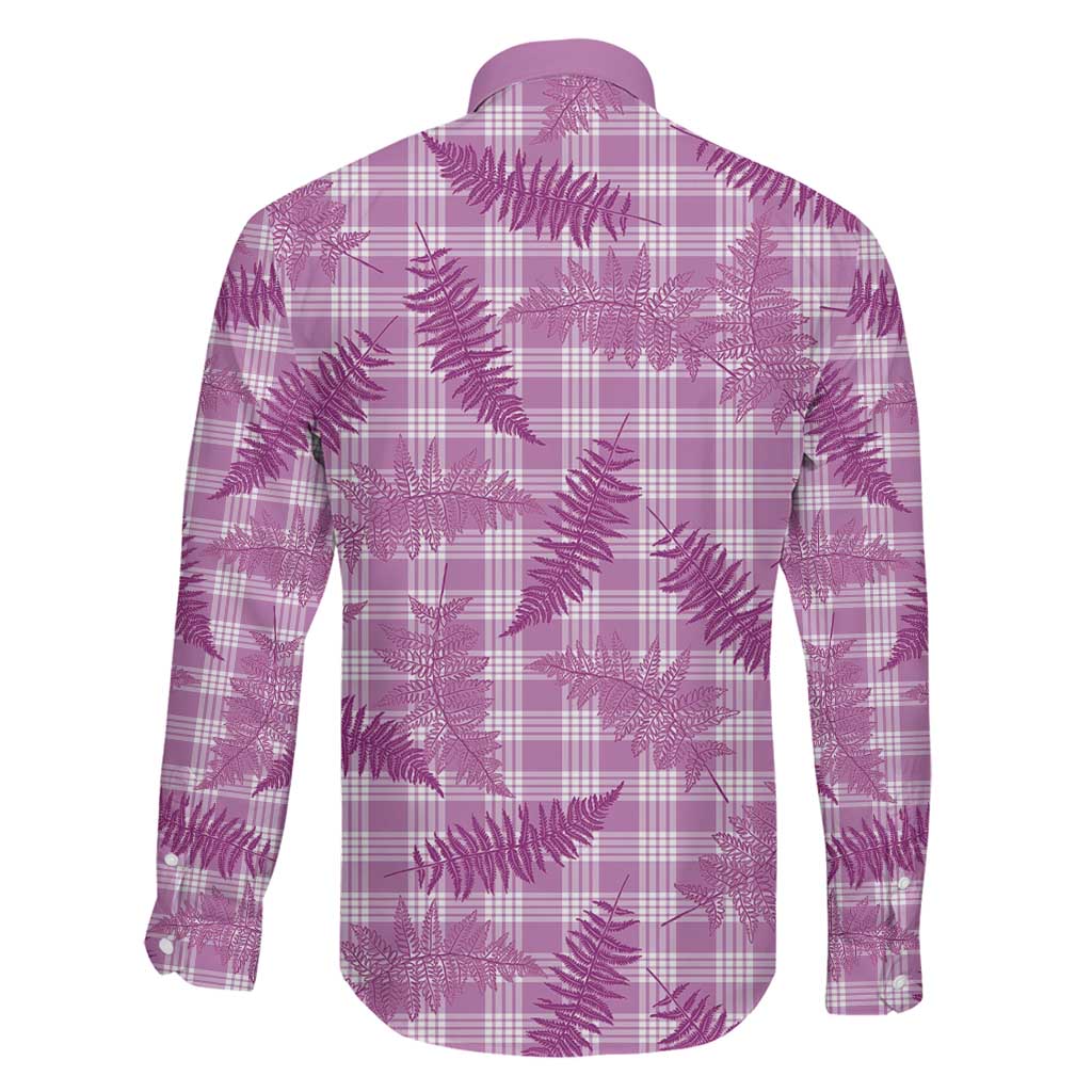 Pink Palaka Hawaii Palapalai Family Matching Puletasi and Hawaiian Shirt Hawaiian Fern - Polynesian Pride