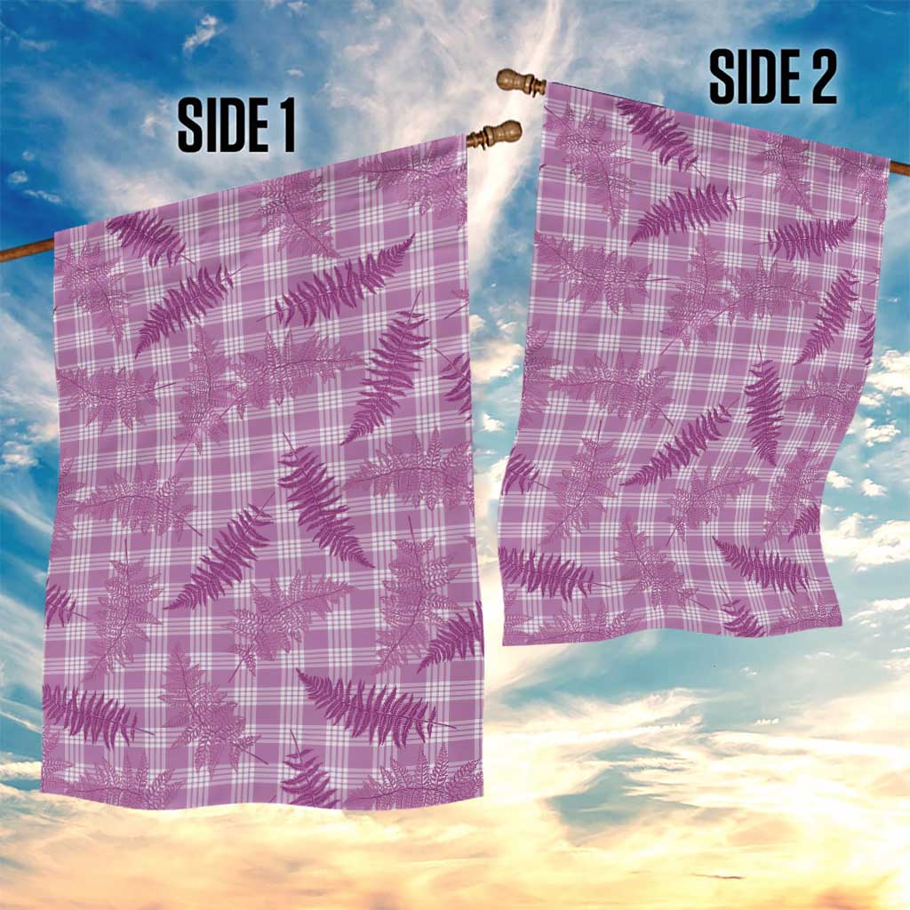 Pink Palaka Hawaii Palapalai Garden Flag Hawaiian Fern - Polynesian Pride