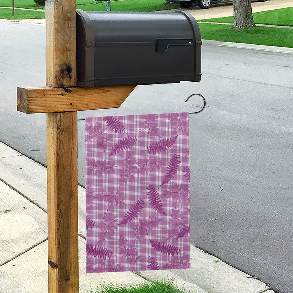 Pink Palaka Hawaii Palapalai Garden Flag Hawaiian Fern - Polynesian Pride