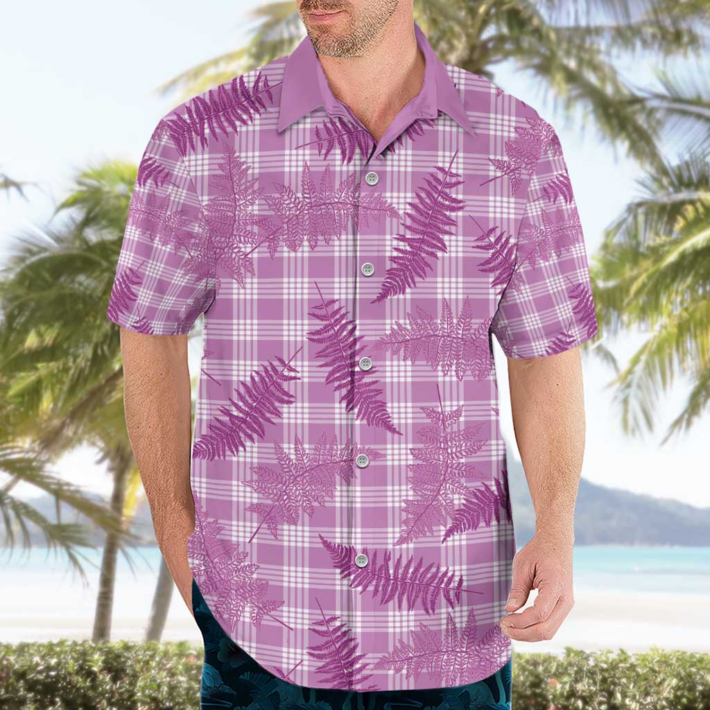 Pink Palaka Hawaii Palapalai Hawaiian Shirt Hawaiian Fern - Polynesian Pride