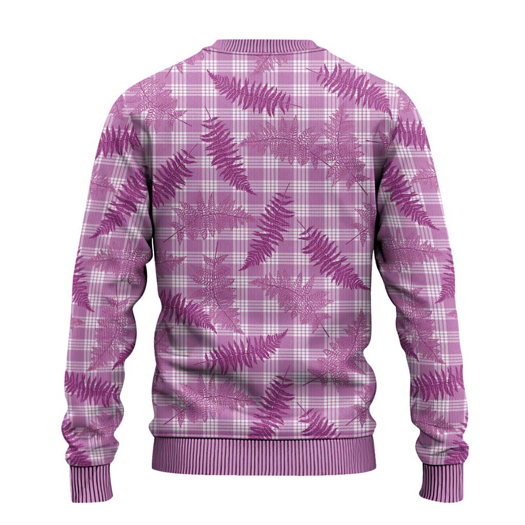 Pink Palaka Hawaii Palapalai Ugly Christmas Sweater Hawaiian Fern - Polynesian Pride