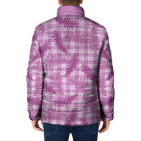 Pink Palaka Hawaii Palapalai Padded Jacket Hawaiian Fern LT14 - Polynesian Pride
