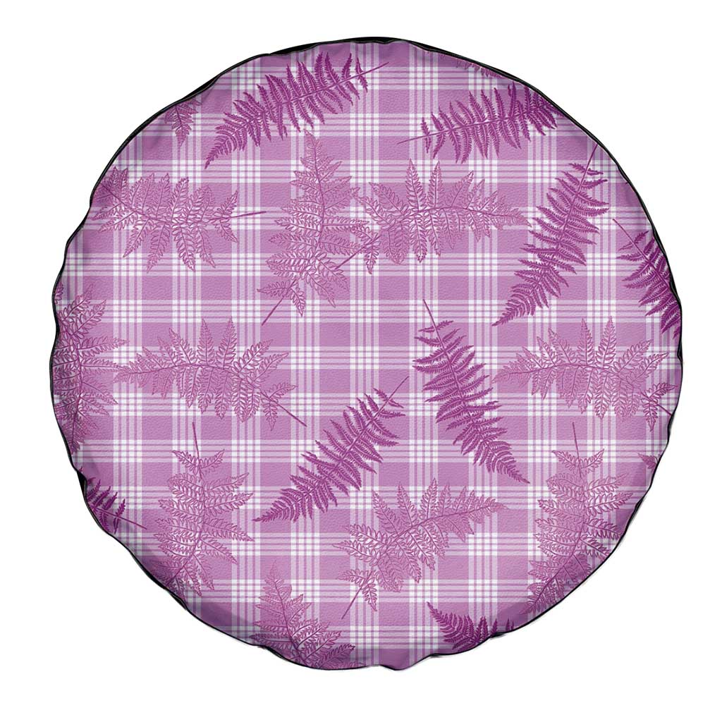 Pink Palaka Hawaii Palapalai Spare Tire Cover Hawaiian Fern - Polynesian Pride
