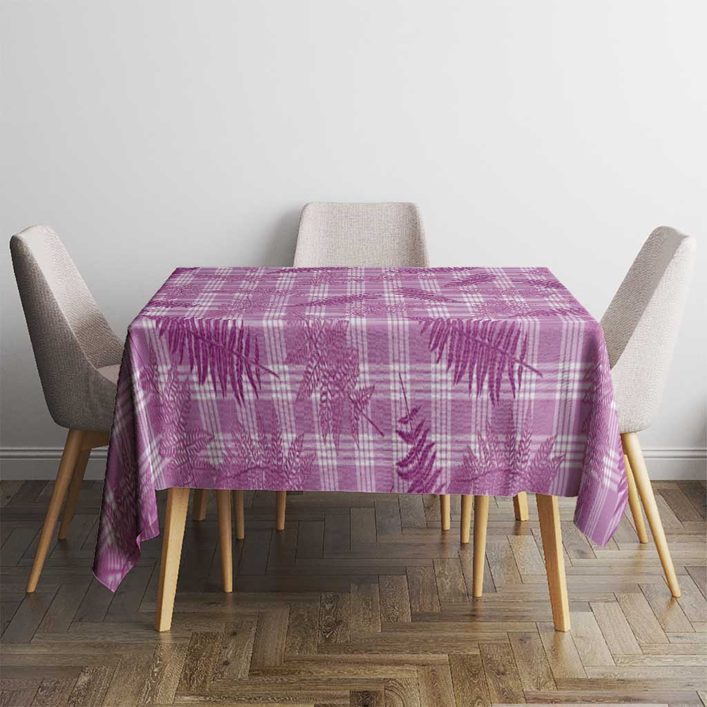 Pink Palaka Hawaii Palapalai Tablecloth Hawaiian Fern LT14 - Polynesian Pride