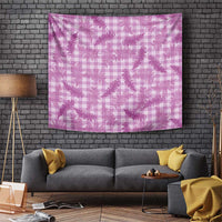 Pink Palaka Hawaii Palapalai Tapestry Hawaiian Fern - Polynesian Pride