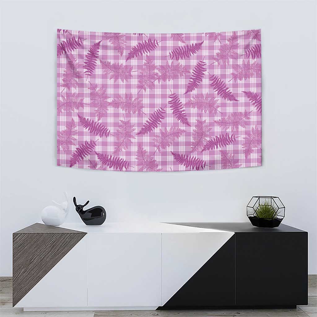 Pink Palaka Hawaii Palapalai Tapestry Hawaiian Fern - Polynesian Pride