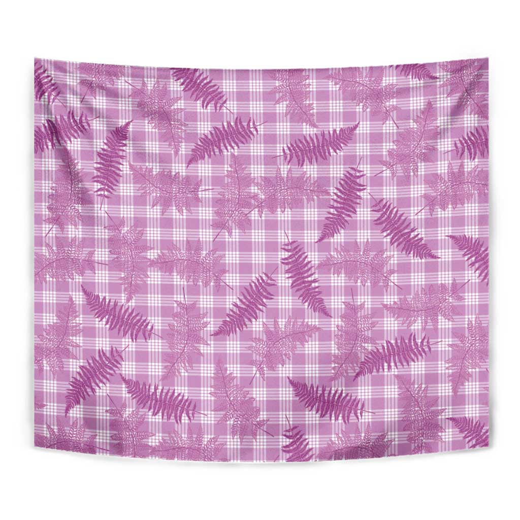 Pink Palaka Hawaii Palapalai Tapestry Hawaiian Fern - Polynesian Pride