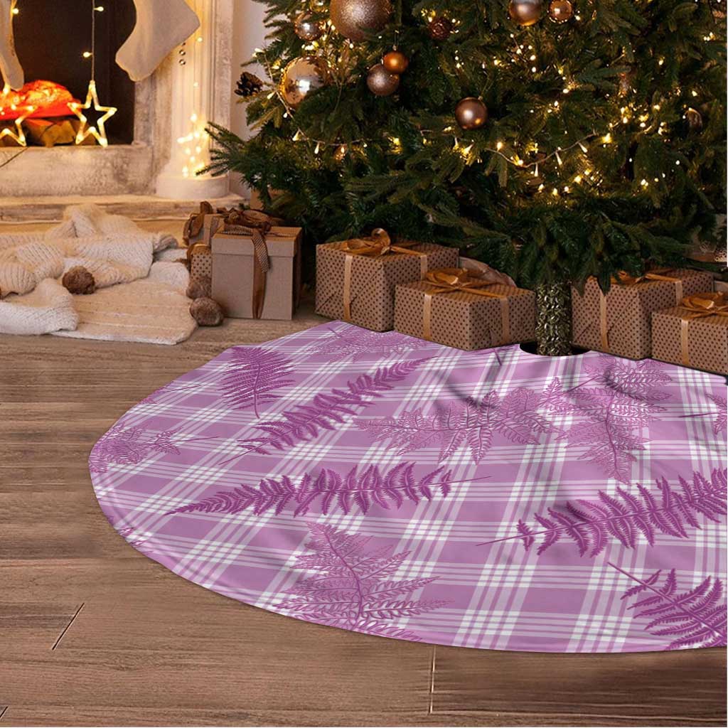 Pink Palaka Hawaii Palapalai Tree Skirt Hawaiian Fern LT14 - Polynesian Pride