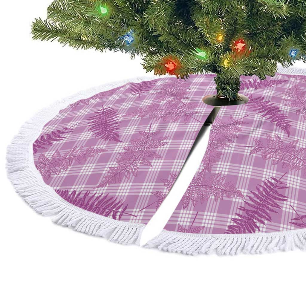 Pink Palaka Hawaii Palapalai Tree Skirt Hawaiian Fern LT14 - Polynesian Pride