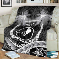 FSM Yap Day Blanket 2025 Wa'ab Micronesia Black Color